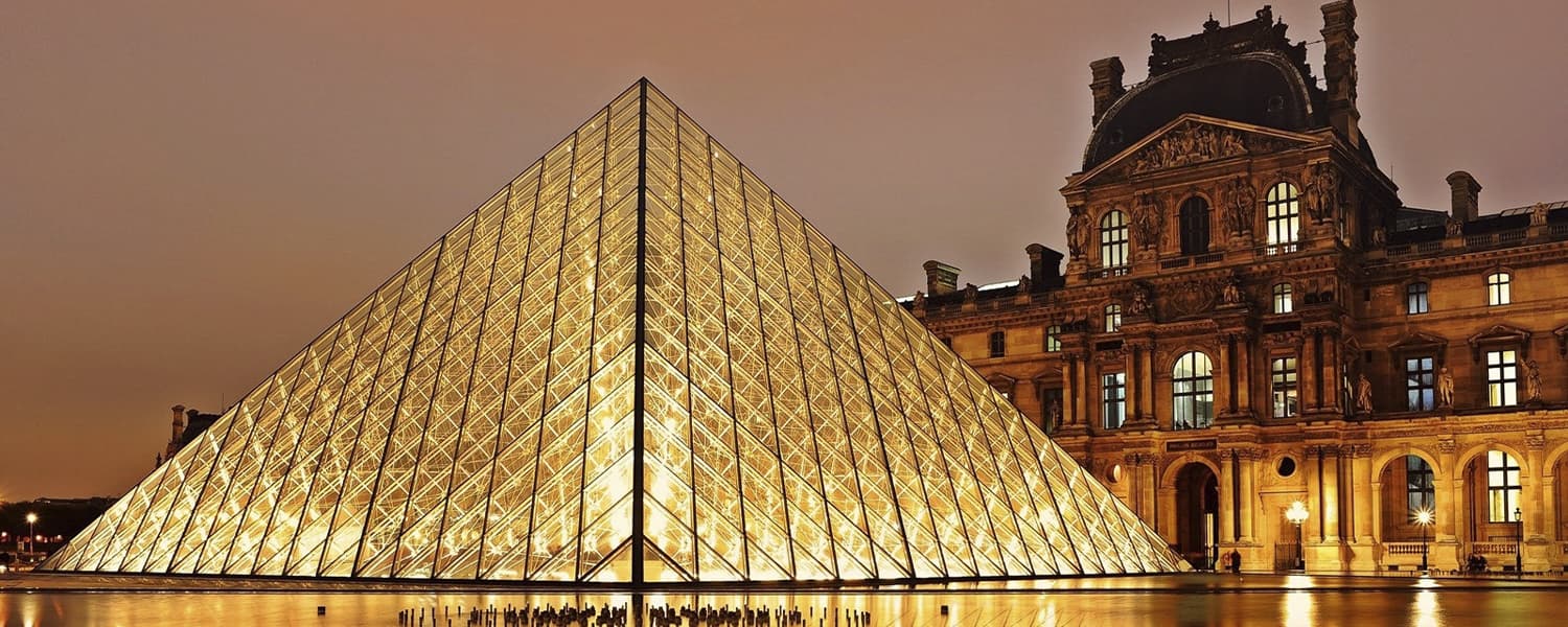 Pyramid and Buildings